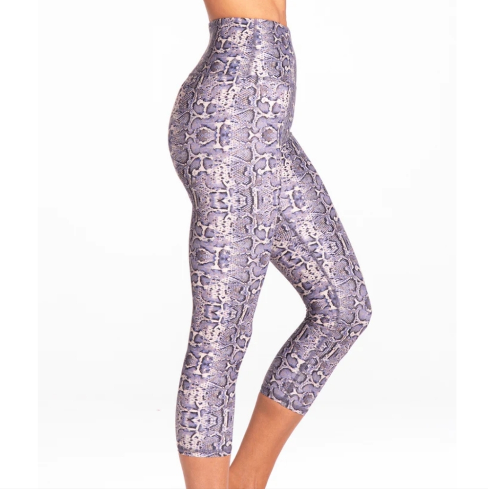 Purple Snake Print Leggings WITH LOVE WOMENS "TO BE LOVED" STYLE